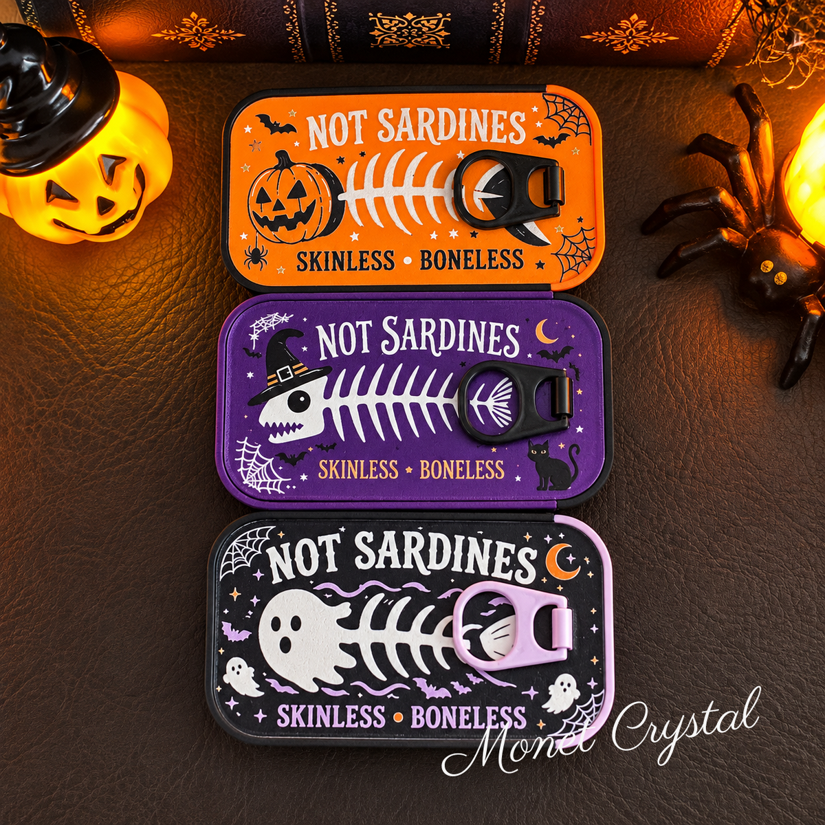 Haunted Catch PLA Sardine Tin Travel Jewelry Box