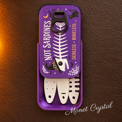 Haunted Catch PLA Sardine Tin Travel Jewelry Box