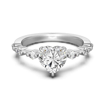 “Heartfelt Elegance” – S925 Sterling Silver Heart-Shaped CZ Ring (Copy)