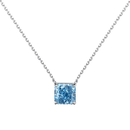 Ice Blossom – Premium S925 Silver Necklace with 8A CZ.