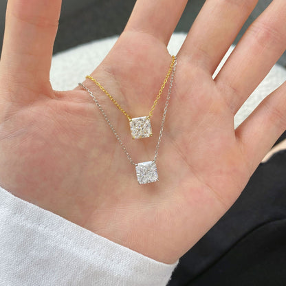 Ice Blossom – Premium S925 Silver Necklace with 8A CZ.