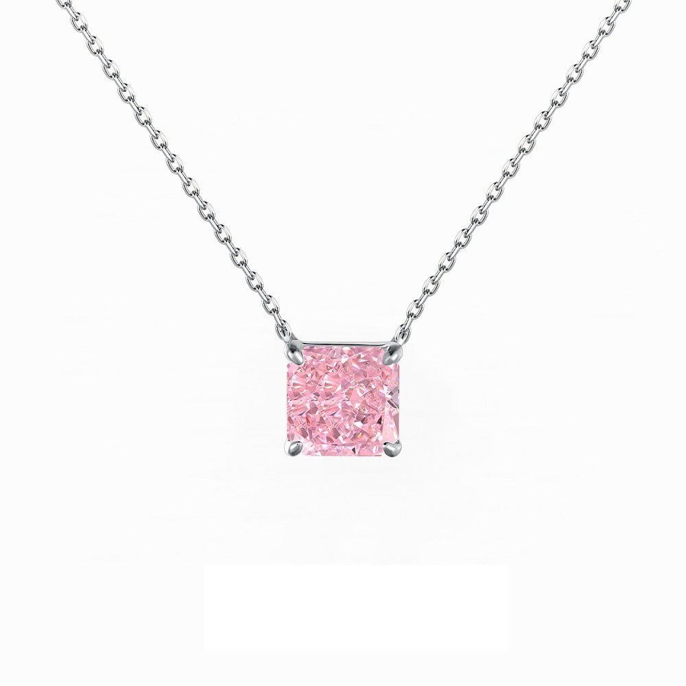 Ice Blossom – Premium S925 Silver Necklace with 8A CZ.
