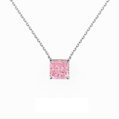 Ice Blossom – Premium S925 Silver Necklace with 8A CZ.