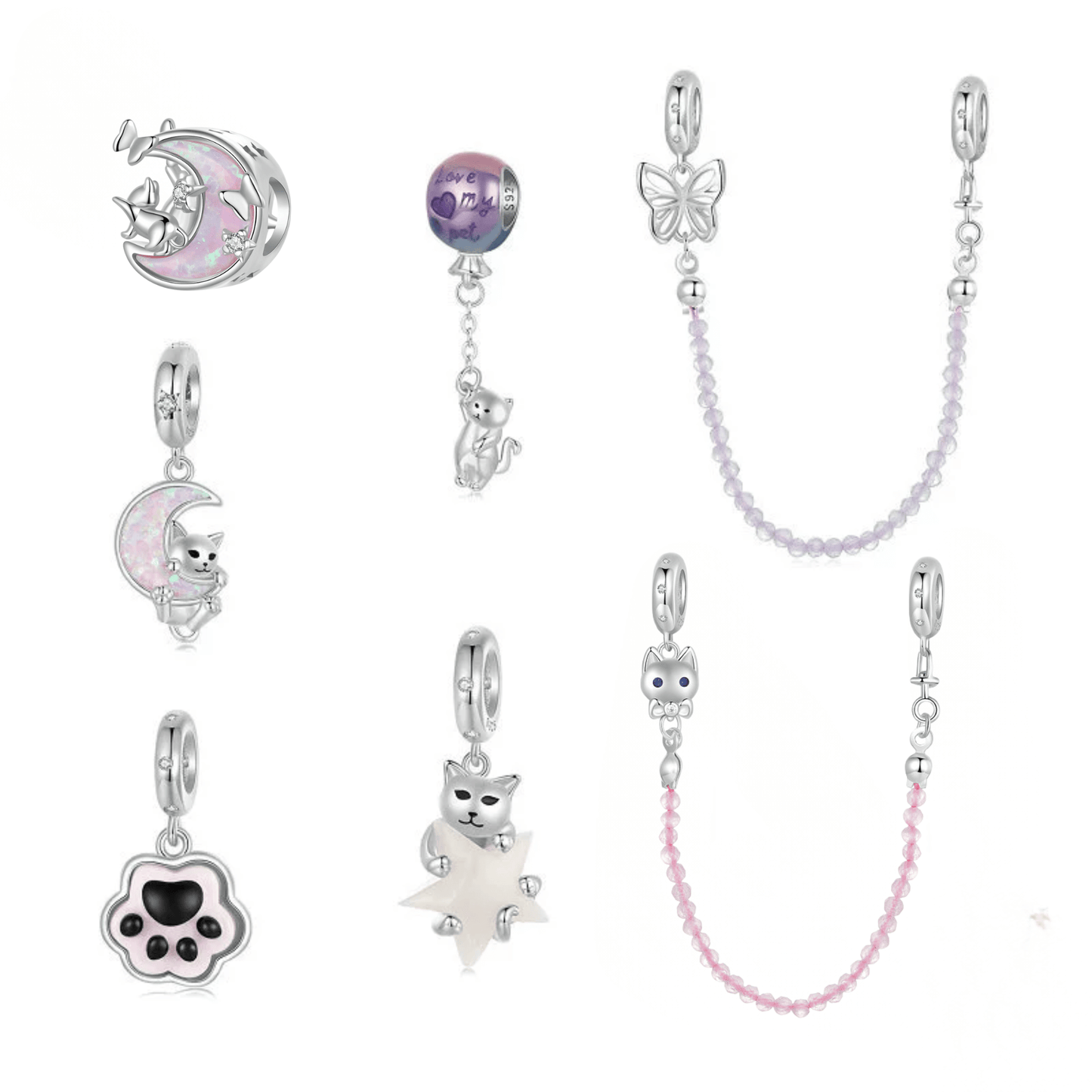 "Calm Flutter" Verstellbarer Ring aus 925er Sterlingsilber 