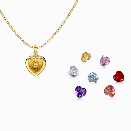 “Secret Heart” S925 Sterling Silver DIY Heart Box Necklace