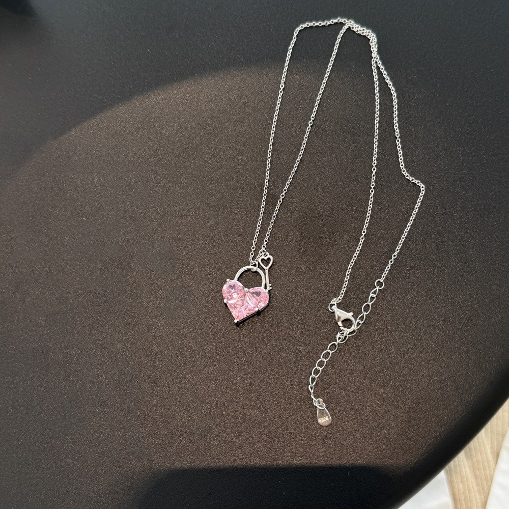 "Key to My Heart" S925 Sterling Silver Necklace