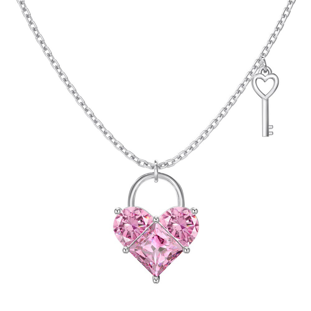 "Key to My Heart" S925 Sterling Silver Necklace