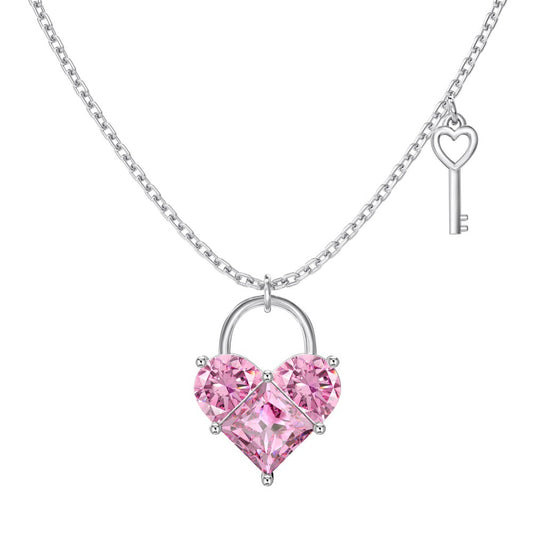 "Key to My Heart" S925 Sterling Silver Necklace