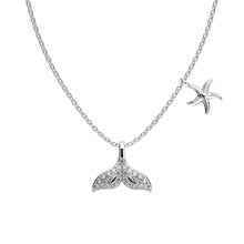 "Mermaid's Embrace" 925 Sterling Silver Starfish Necklace – Ocean's Whisper (Copy)