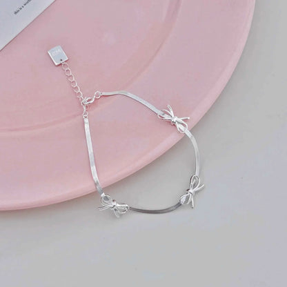 "Mini Butterfly" 925 Sterling Silver Snake-Chain Bracelet – Delicate & Graceful (Copy)