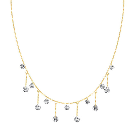 Moonlight Veil – Luxury S925 Silver Tassel Necklace with Crystal Pendant