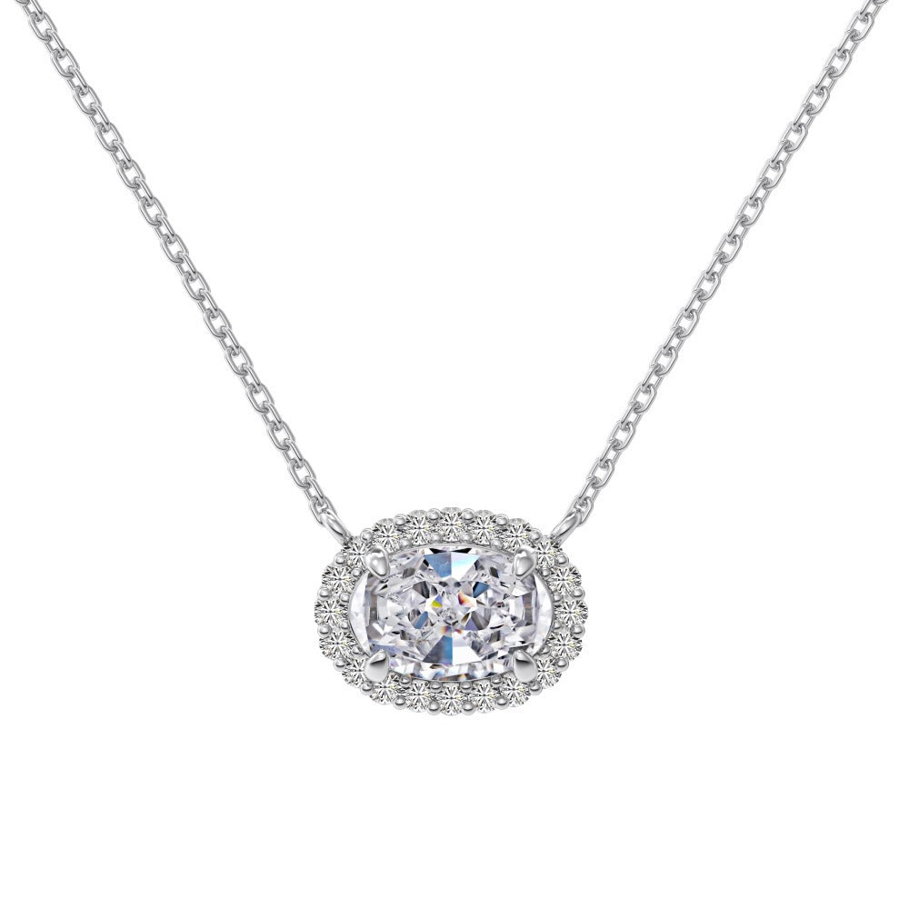 Morning Dew Collection – Parfümflaschen-Halsketten aus S925er Silber mit 8A CZ 