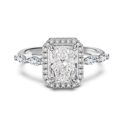 "Frost Cube" S925 Sterling Silver Ring