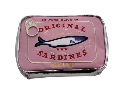 Sardine Tin Cosmetic Bag – Large Capacity Novelty PU Leather Makeup Pouch
