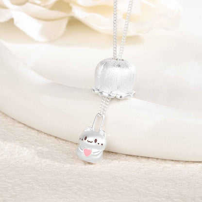 “Peekaboo Kitty” 925 Sterling Silver Lucky Cat Necklace