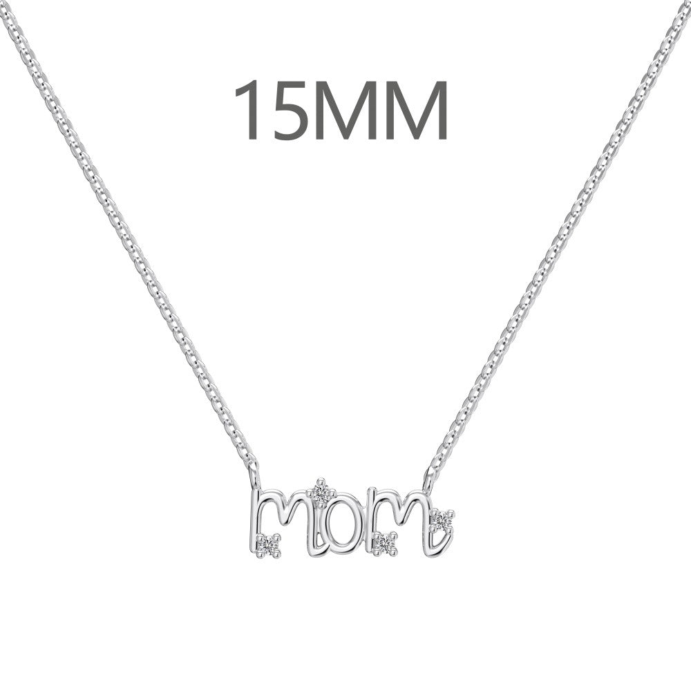 “MOM” S925 Sterling Silver Necklace