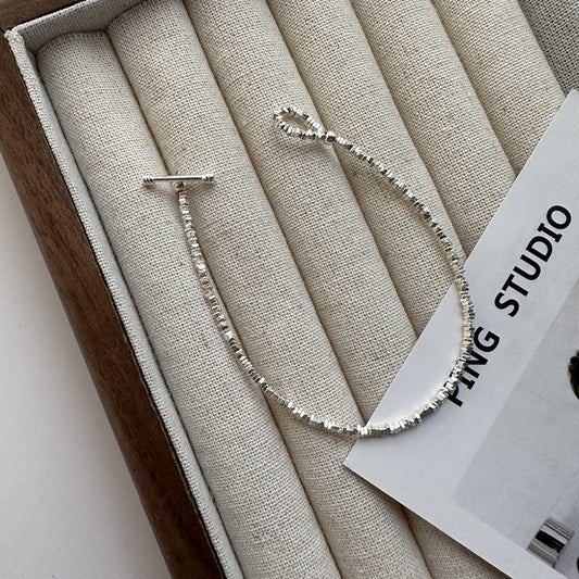 "Silver Chunks" 925 Sterling Silver Bracelet