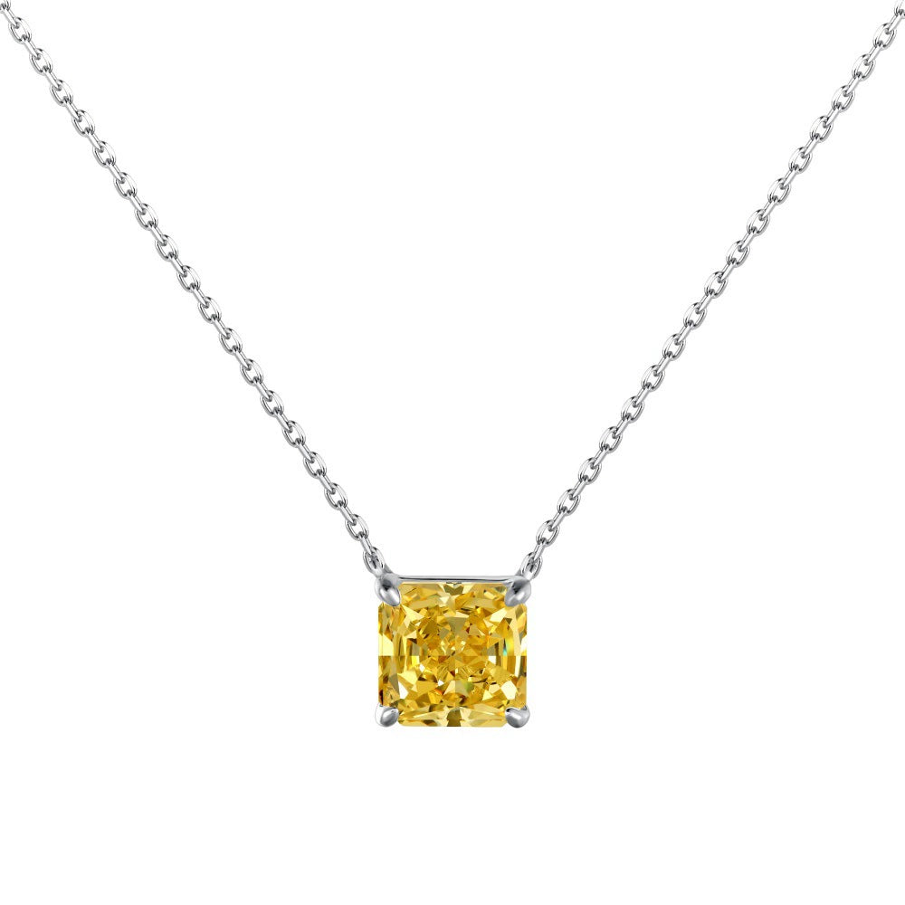 Ice Blossom – Premium S925 Silver Necklace with 8A CZ.