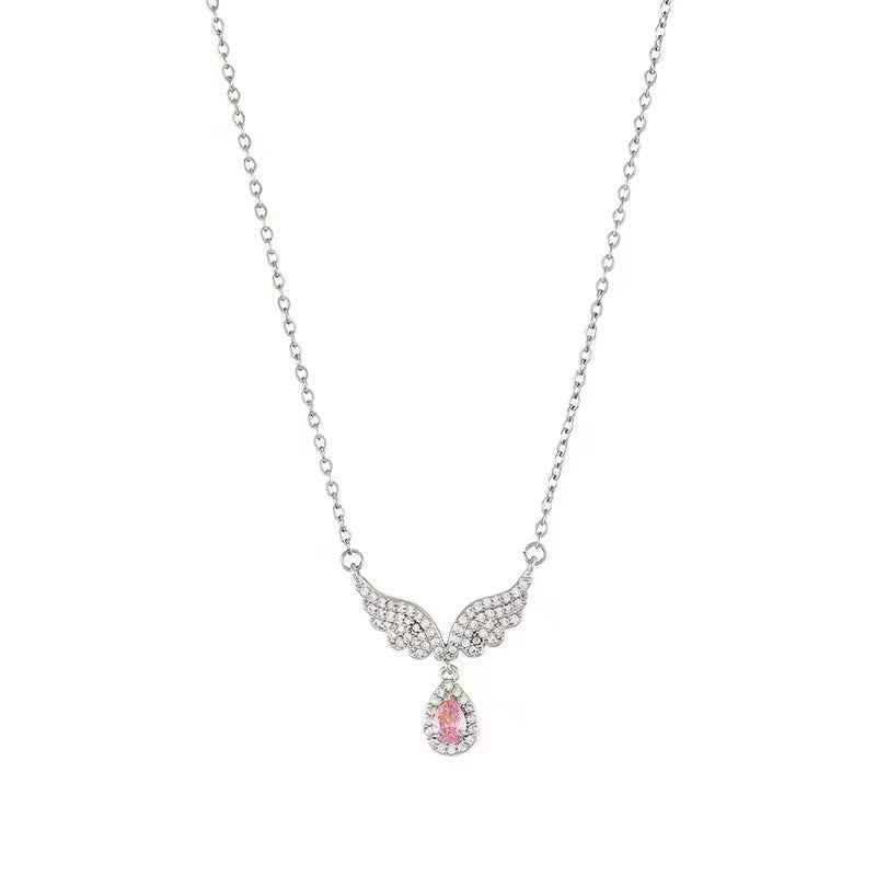 “Guardian Wings” S925 Sterling Silver Angel Necklace