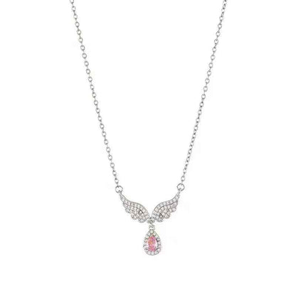 “Guardian Wings” S925 Sterling Silver Angel Necklace