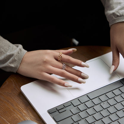 “Élise Lace” S925 Sterling Silver Vintage Openwork Ring