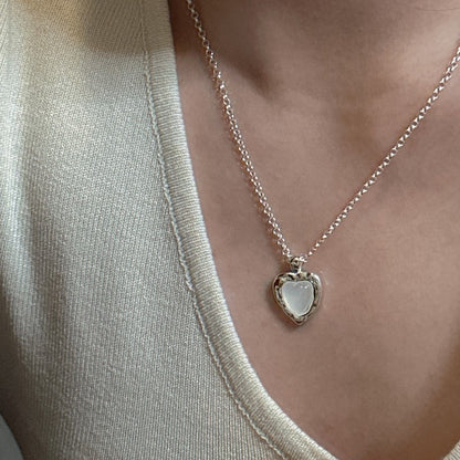 "Loving Heart" 925 Sterling Silver Necklace