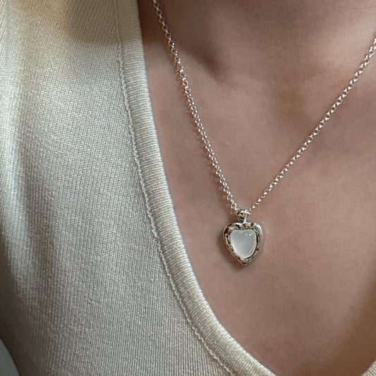 "Loving Heart" 925 Sterling Silver Necklace