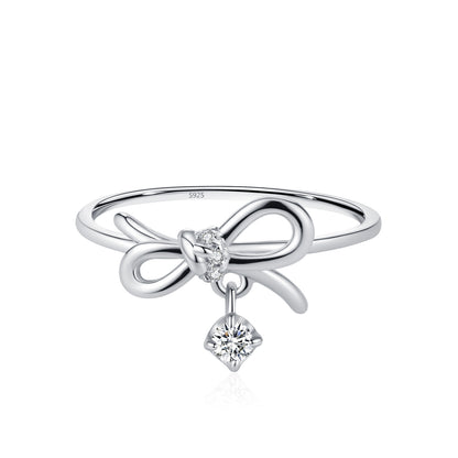 “Lumi Bow” 925 Sterling Silver Bow Jewelry Set