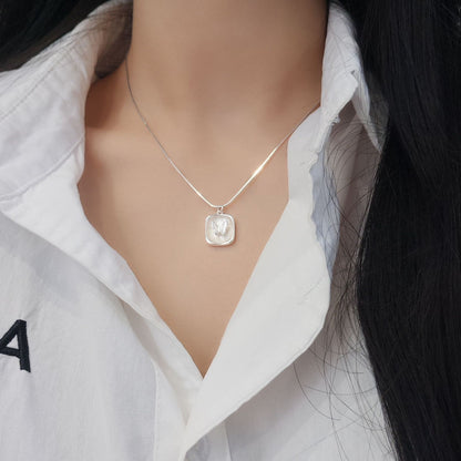 “Butterveil Dream” S925 Sterling Silver Butterfly Relief Jewelry Set (Necklace & Adjustable Ring)