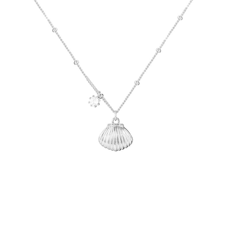 “Petite Coquille” 925 Sterling Silver Shell Necklace