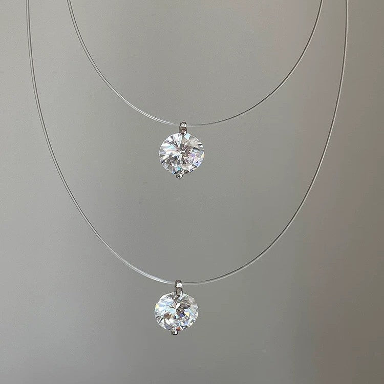 "Mermaid’s Tear" 925 Sterling Silver Necklace