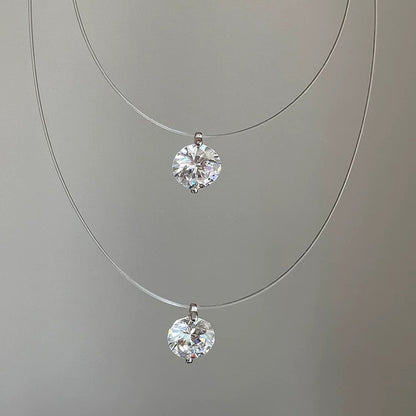 "Mermaid’s Tear" 925 Sterling Silver Necklace