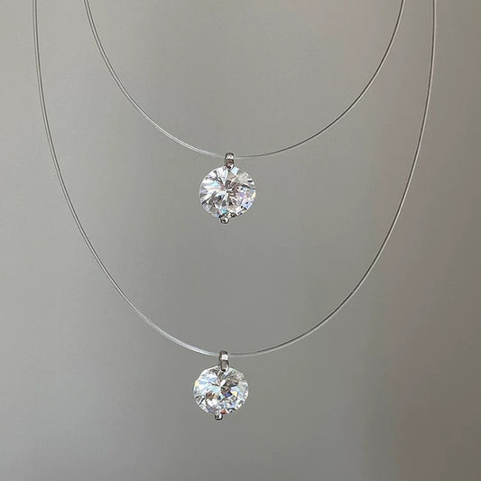 "Mermaid’s Tear" 925 Sterling Silver Necklace