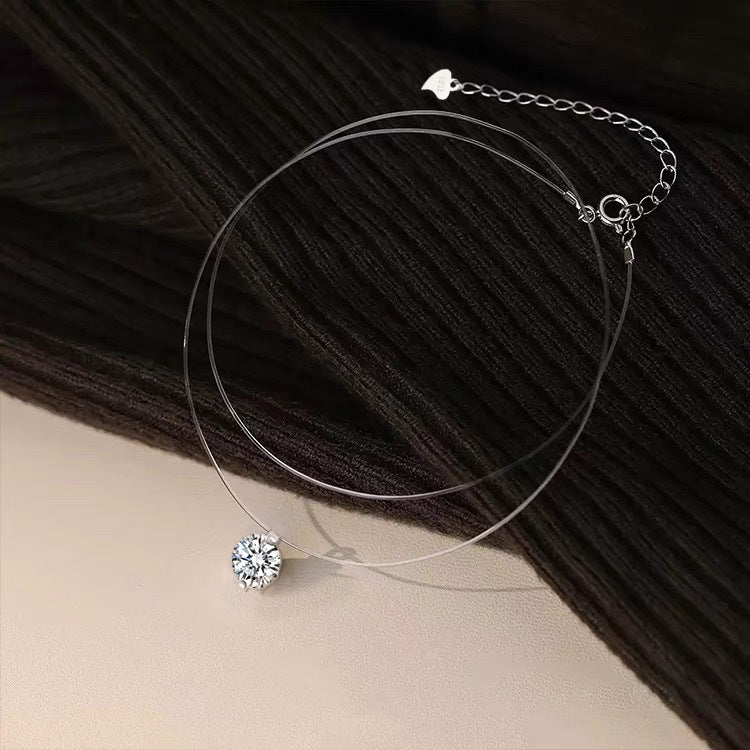 "Mermaid’s Tear" 925 Sterling Silver Necklace