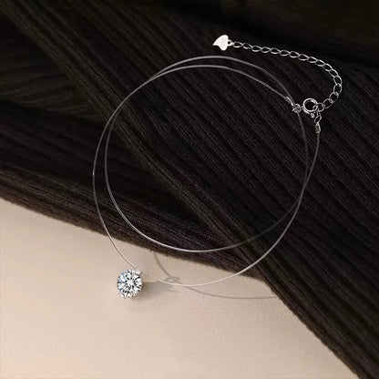 "Mermaid’s Tear" 925 Sterling Silver Necklace