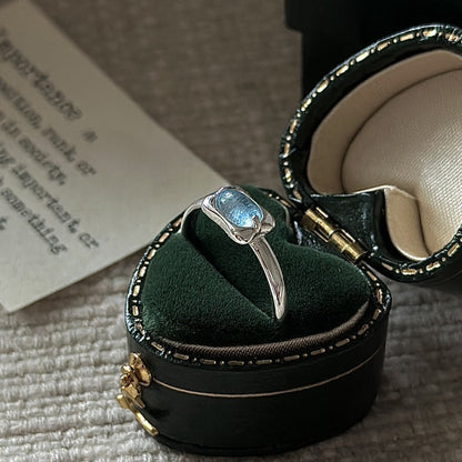 "Ocean Breeze" Adjustable 925 Sterling Silver Ring