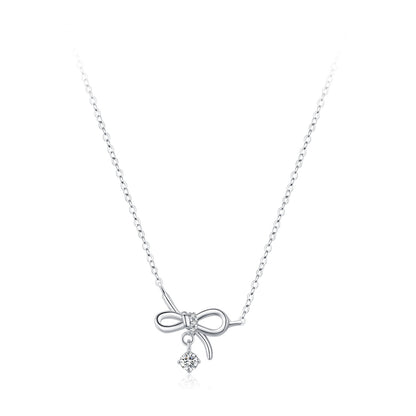 “Lumi Bow” 925 Sterling Silver Bow Jewelry Set