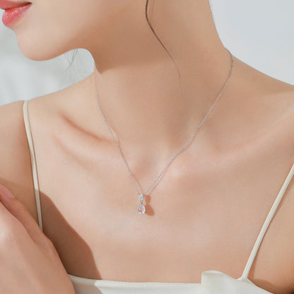 “Luna Drop” 925 Sterling Silver Moonstone Jewelry Set