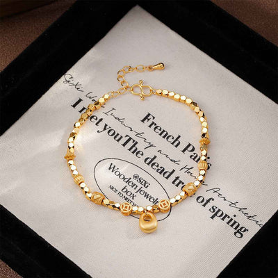 Fortuna Pouch Eco-Friendly Copper 18K Gold Plated Lucky Coin Bracelet