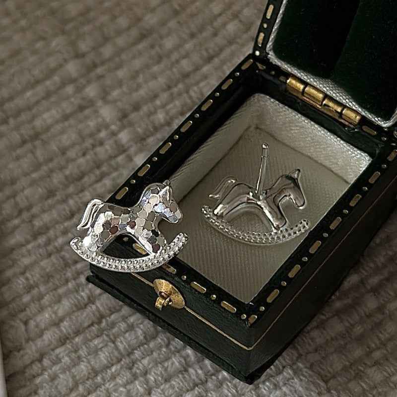 "Trojan Charm" 925 Sterling Silver Earrings