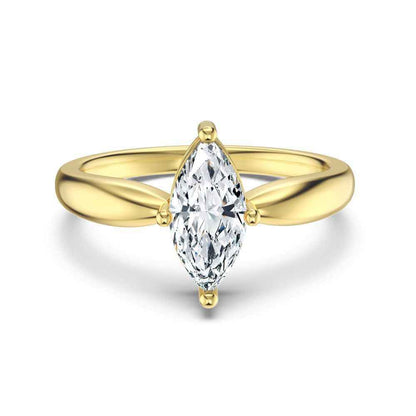 "Marquise Glow" 925 Sterling Silver Stacking Rings