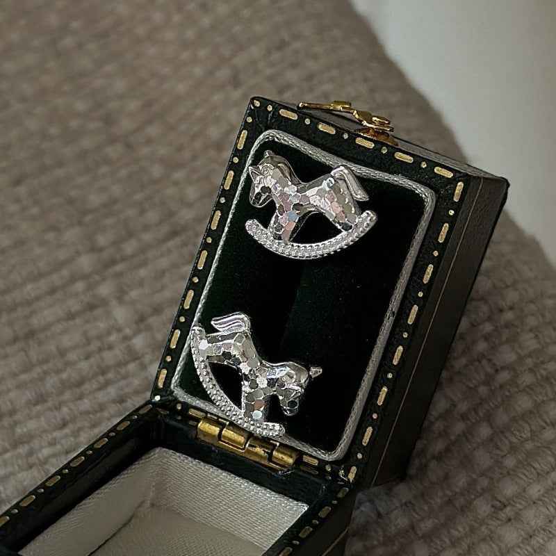 "Trojan Charm" 925 Sterling Silver Earrings