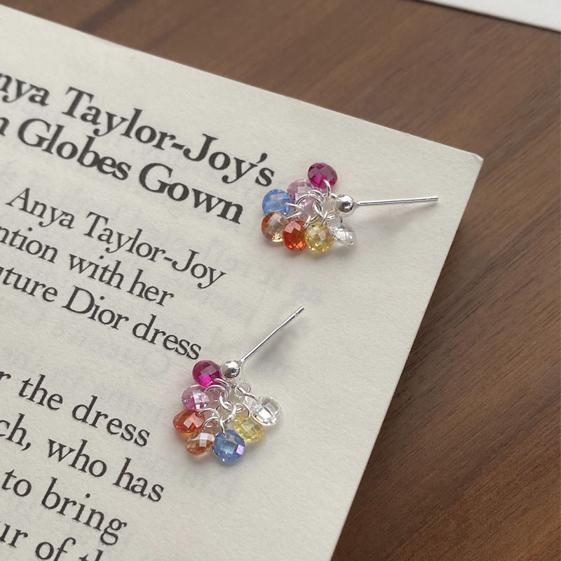 "Dopamine Sparkle" 925 Sterling Silver Earrings