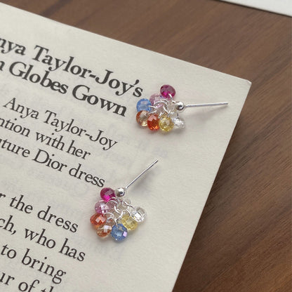 "Dopamine Sparkle" 925 Sterling Silver Earrings