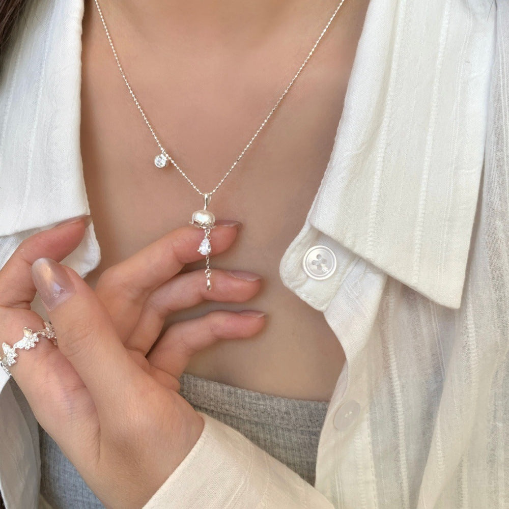 “Silver Lily of the Valley” S925 Sterling Silver Jewelry Set