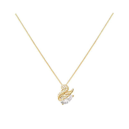 “Swan Étoile” S925 Sterling Silver Swan Necklace