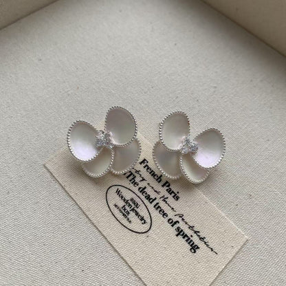 "Blossom Kiss" 925 Sterling Silver Earrings