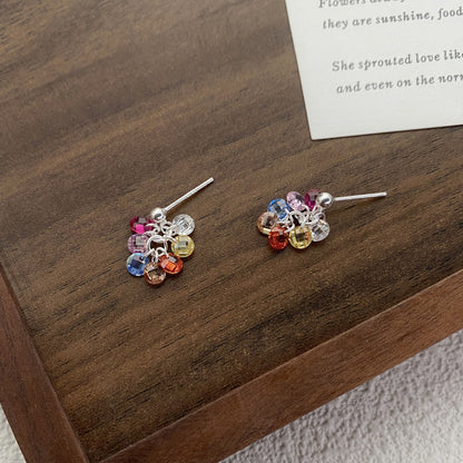 "Dopamine Sparkle" 925 Sterling Silver Earrings