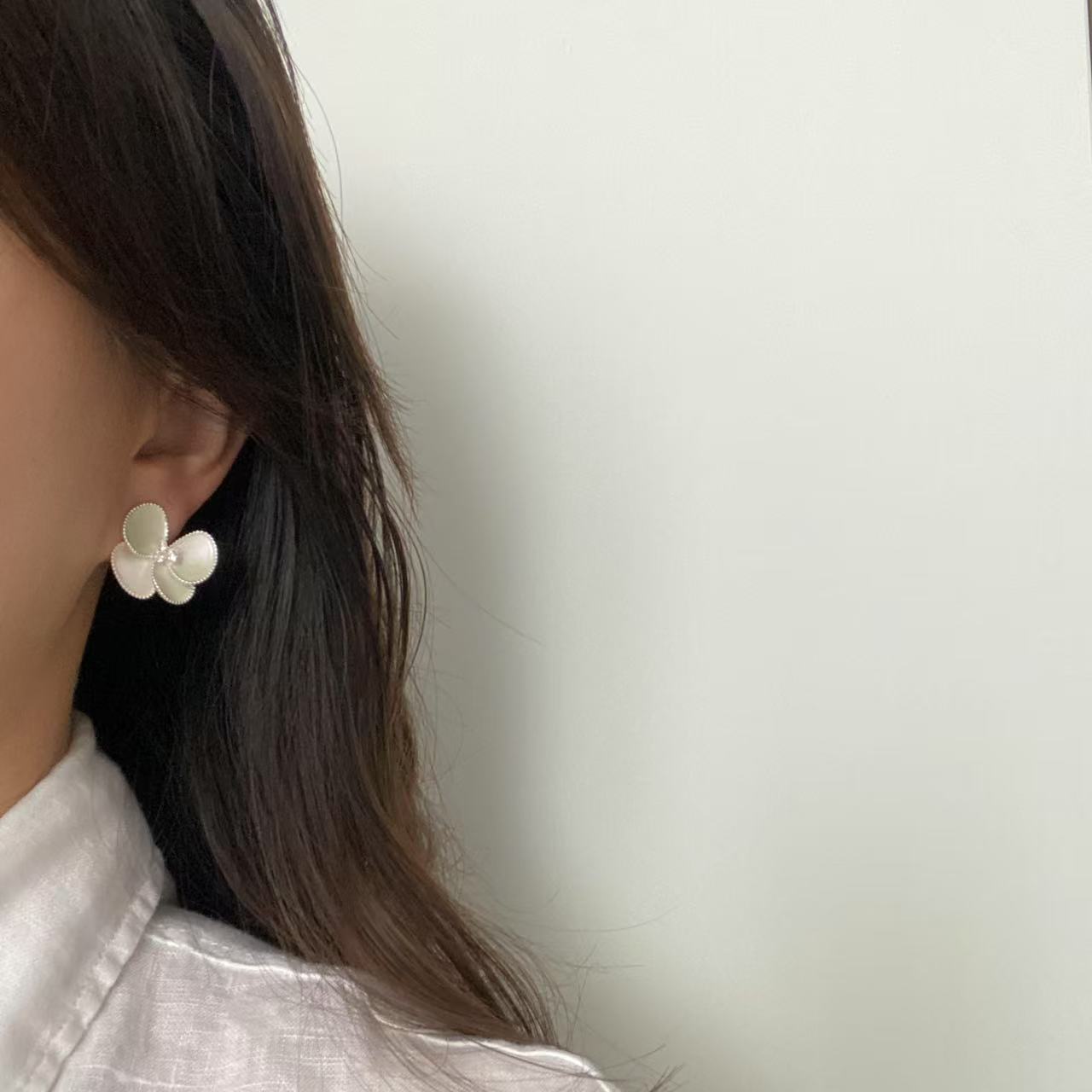 "Blossom Kiss" 925 Sterling Silver Earrings