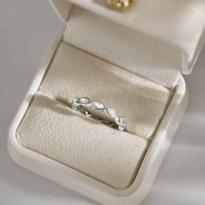 “Infinity Marquise” 925 Sterling Silver Full-Eternity Ring